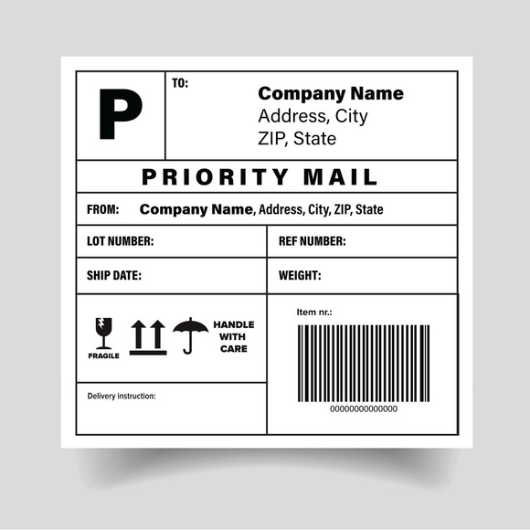 Shipping Label - Picture 1 of 1